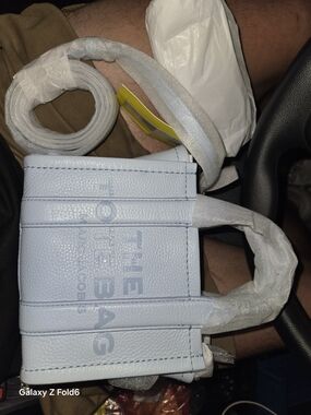 Brand New Marc Jacobs The Mini Tote Bag Mini in Pale Blue